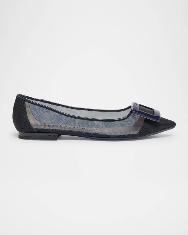 Gommettine Net Ballerina Flats